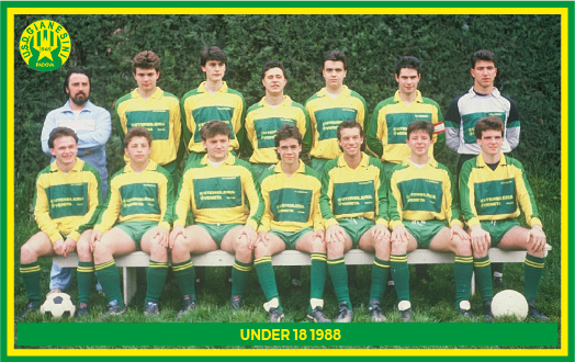 Gianesini - Squadra Under 18 nel 1988